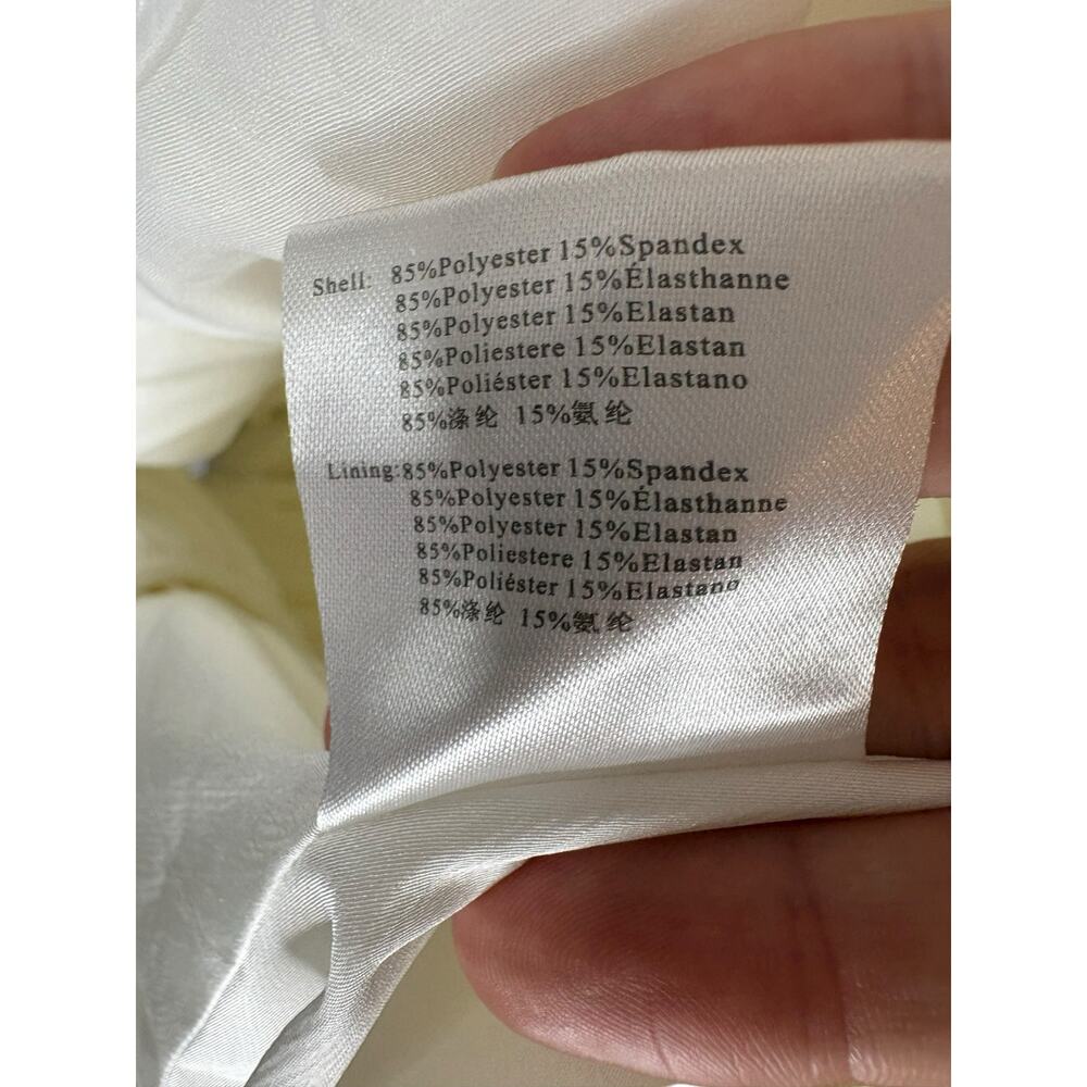 V Chapman Milano Tiered Ruffle Maxi Skirt Bridal Wedding Garden Party Formal 0 - Picture 8 of 10